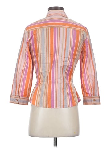 Thalian 3/4 Sleeve Button-Down Shirt (view 2)