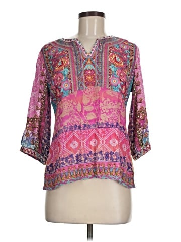 John Mark 3/4 Sleeve Blouse (view 1)