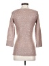 Max Edition Metallic Silver Pullover Sweater Size S - photo 2