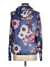 American Eagle Outfitters 100% Polyester Floral Blue Windbreaker Size M - photo 2