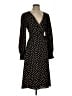 Max Studio Polka Dots Black Casual Dress Size S - photo 1