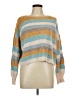 Uncharted Threads 100% Acrylic Color Block Tan Pullover Sweater Size L - photo 1