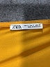 Zara Solid Yellow Casual Dress Size S - photo 7