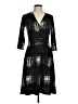 Leota Graphic Black Cocktail Dress Size M - photo 1