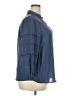 Como Blu Blue 3/4 Sleeve Button-Down Shirt Size 2X - photo 4