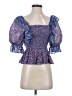 Saylor Blue 3/4 Sleeve Blouse Size XS - photo 1