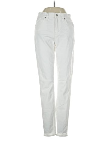 Madewell 9" High-Rise Skinny Jeans in Pure White (view 1)