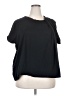 ELOQUII Black Short Sleeve Top Size 26 - 28 Plus - photo 1