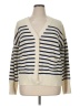 Minnow Stripes Ivory Cardigan Size XL - photo 1