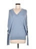 Lola & Sophie Blue Silk Pullover Sweater Size M - photo 1