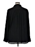Ann Taylor 100% Polyester Black Long Sleeve Blouse Size XL - photo 2