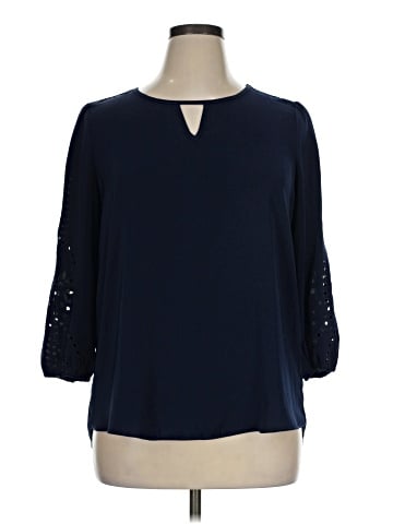 41Hawthorn 3/4 Sleeve Blouse (view 1)