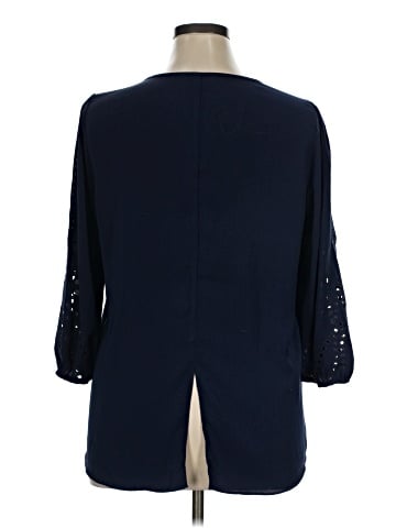 41Hawthorn 3/4 Sleeve Blouse (view 2)