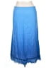 Studio Works 100% Linen Color Block Blue Formal Skirt Size L - photo 2