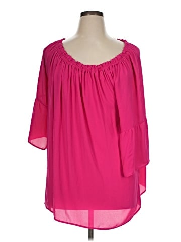 Violet & Claire 3/4 Sleeve Blouse (view 1)