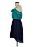 Olive and Oak 100% Polyester Color Block Teal Casual Dress Size S - photo 5