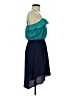Olive and Oak 100% Polyester Color Block Teal Casual Dress Size S - photo 4