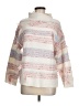 Lou & Grey Stripes White Pullover Sweater Size M - photo 1