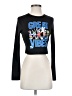 Shein Black Long Sleeve T-Shirt Size S - photo 1