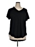 LIVI Black Short Sleeve Top Size 14 - photo 1