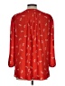 Not Your Daughter's Jeans 100% Polyester Red 3/4 Sleeve Henley Size L - photo 2