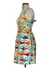 Judith March 100% Polyester Tropical Teal Cocktail Dress Size S - photo 5