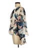 Tramp 100% Polyester Ivory 3/4 Sleeve Blouse Size L - photo 5