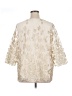 Blair 100% Nylon Ivory 3/4 Sleeve Blouse Size XL - photo 2