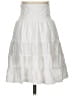 West Indies Solid White Casual Skirt Size XS - photo 1
