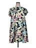 Ruby Rd. Print Green Casual Dress Size XL - photo 1