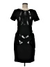 Boston Proper Graphic Black Cocktail Dress Size 8 - photo 1