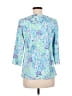 Lilly Pulitzer Blue 3/4 Sleeve Blouse Size M - photo 2