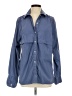 Travelsmith 100% Nylon Blue Long Sleeve Button-Down Shirt Size S - photo 1