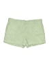 Ann Taylor LOFT Outlet Chevron-herringbone Green Shorts Size 14 - photo 1