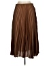 MNG 100% Polyester Brown Formal Skirt Size L - photo 2