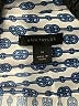 Ann Taylor 100% Polyester Print Blue Long Sleeve Blouse Size 14 - photo 7