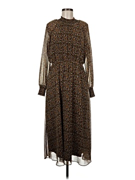 Madewell (Re)sourced Georgette Smocked-Neck Midi Dress in Folktale Paisley