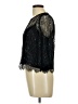 CeCe Black 3/4 Sleeve Blouse Size L - photo 5