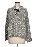 Maven West Tweed Gray Pullover Sweater Size L - photo 1