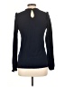 Lily White Black Long Sleeve Blouse Size L - photo 2