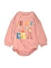 Assorted Brands Graphic Pink Long Sleeve Onesie Size 12-18 mo - photo 1