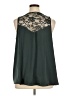 Torrid 100% Polyester Green Sleeveless Blouse Size 1X Plus (1) - photo 2
