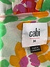 CAbi 100% Polyester Tropical Orange Cocktail Dress Size M - photo 7
