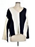 Blu Pepper Color Block Blue Pullover Sweater Size L - photo 1
