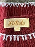 Listicle 100% Acrylic Floral Burgundy Pullover Sweater Size L - photo 7
