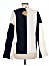 Blu Pepper Color Block Blue Pullover Sweater Size L - photo 2