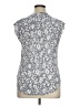Monday Fun 100% Rayon Gray Short Sleeve Top Size XL - photo 2