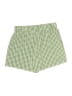 Shein 100% Polyester Checkered-gingham Green Shorts Size L - photo 2