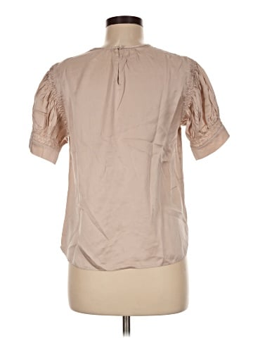 Rebecca Taylor Short Sleeve Silk Top (view 2)
