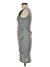 Assorted Brands Solid Gray Casual Dress Size S - photo 5